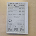 Project: Developing an E-Paper Dashboard with Arduino and the reTerminal E1001