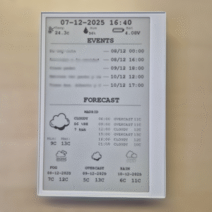 Read more about the article Project: Developing an E-Paper Dashboard with Arduino and the reTerminal E1001