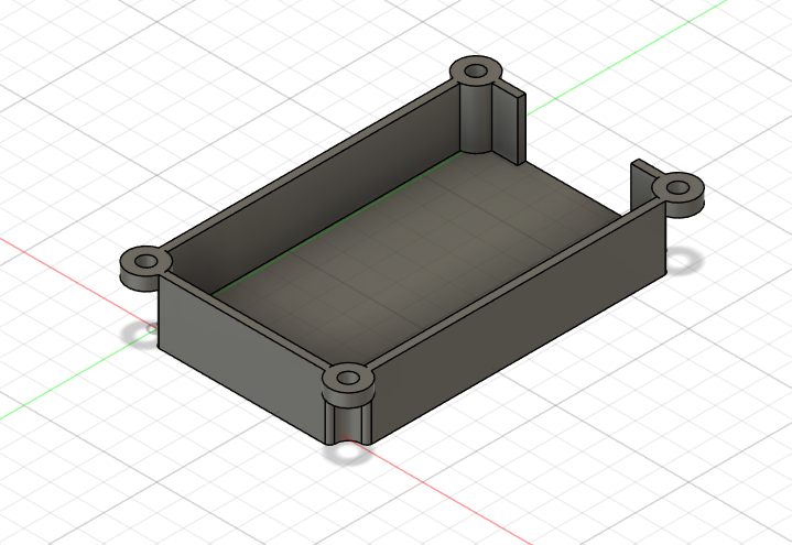 3D printed battery case for e-ink frame