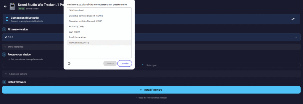 meshcore-select-com-port