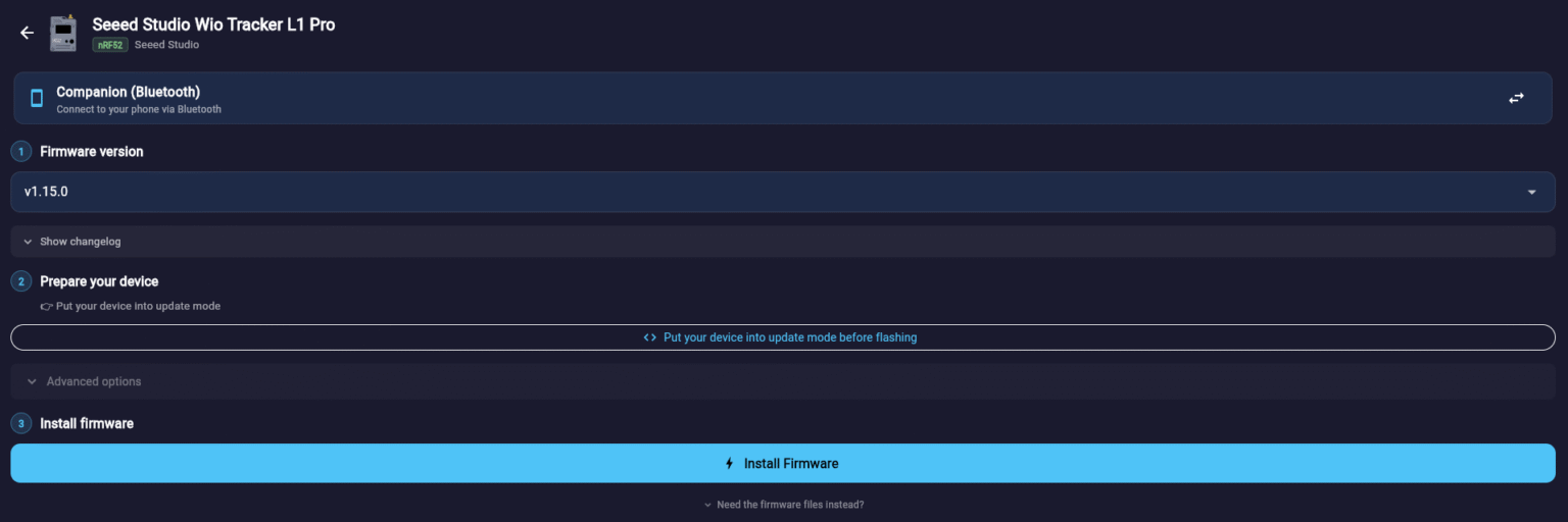 How to flash Meshcore firmware - myembeddedstuff.com