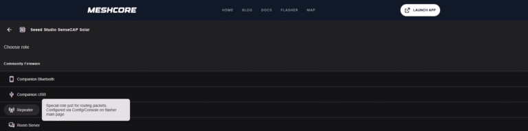 Meshcore Serial Deploying a Meshcore repeater. How to perform OTA updates on NRF ...