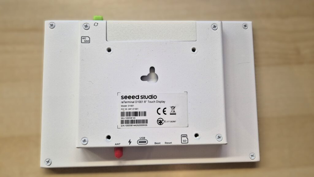 ReTerminal D1001 (back)